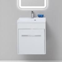 Тумба с раковиной Aquanet Августа 50 белая