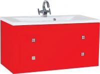 Тумба под раковину Bellezza Милан 90 красная