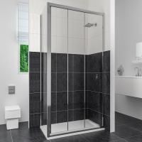 Душевой уголок RGW Classic CL-40 (760-810)х1000 профиль хром