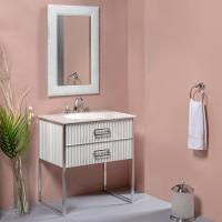 Мебель для ванной Armadi Art Monaco 80 белая, хром