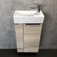 Тумба с раковиной Comforty Асти 40, дуб дымчатый