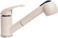 Смеситель для кухни AquaGranitEx C-4040 бежевый