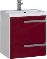 Тумба под раковину Aquanet Тиволи 60 бордо