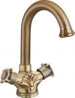 Смеситель для раковины Zorg Antic A 2008U-BR