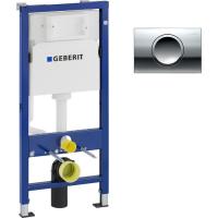 Инсталляция для унитаза Geberit Duofix UP100 458.103.00.1 с кнопкой смыва Delta 11 115.120.21.1