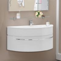 Тумба с раковиной De Aqua Эскалада 117 с ручкой