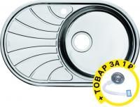 Мойка кухонная Iddis Suno SUN77SRi77 + корзинчатый вентиль в подарок