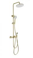 Душевая стойка Wonzon & Woghand WW-B3097-A-BG с техническим душем и термостатом