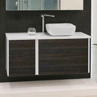 Тумба с раковиной Aquaton Брук 120 (80+40) дуб феррара