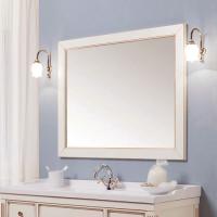 Зеркало Caprigo Альбион 100/120 Bianco Light Vintage без полки