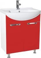 Тумба под раковину Bellezza Альфа 65 красная