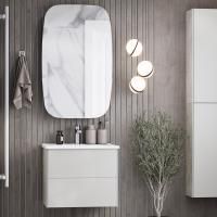 Мебель для ванной Aquaton Сохо 60 cлэйт, галька серая