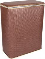 Корзина для белья Geralis RBG-B темная, золото, стандартная