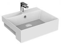 Мебельная раковина ArtCeram Quadro QUL004 semincasso