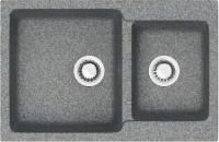 Мойка кухонная ZETT lab. T191Q008 темно-серая