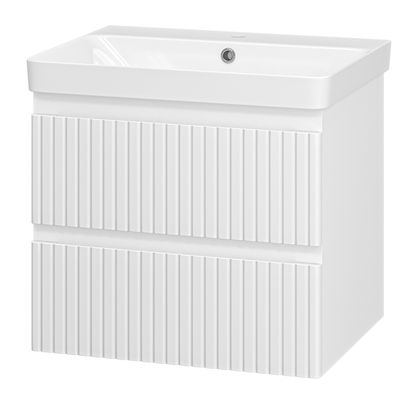 Тумба с раковиной Brevita Victory 60 подвесная, белая