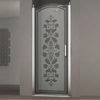 Душевая дверь в нишу Sturm Schick 80 см R decor chrome