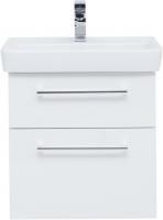 Тумба с раковиной Dreja Q max 60 белый глянец