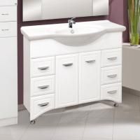 Тумба с раковиной Misty Дрея 105 6 ящиков