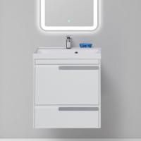 Тумба с раковиной Aquanet Тиволи 60 белая, подвесная