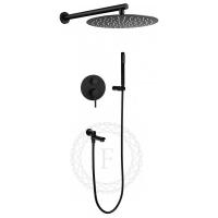 Душевая система Filarete Roun FL1020BL, черный