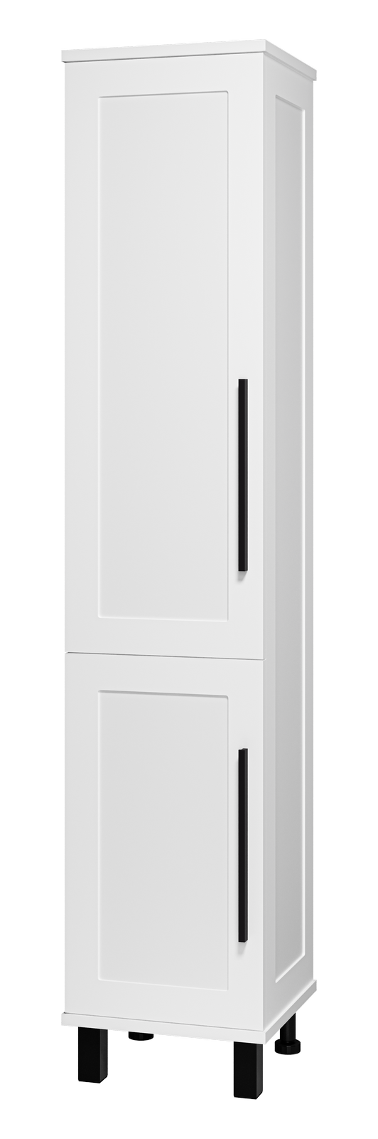 Шкаф-пенал Misty Модерн 35 L с бельевой корзиной, универсальный