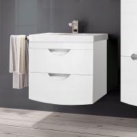 Тумба под раковину Style Line Жасмин-2 60 Люкс Plus, белая