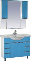 Мебель для ванной Misty Жасмин 105 голубая эмаль