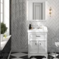 Мебель для ванной Kerama Marazzi Pompei 60 белая, с 1 ящиком и 2 дверцами