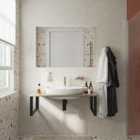 Мебель для ванной Diwo Элиста 100 светлое дерево, с раковиной Самара 0116