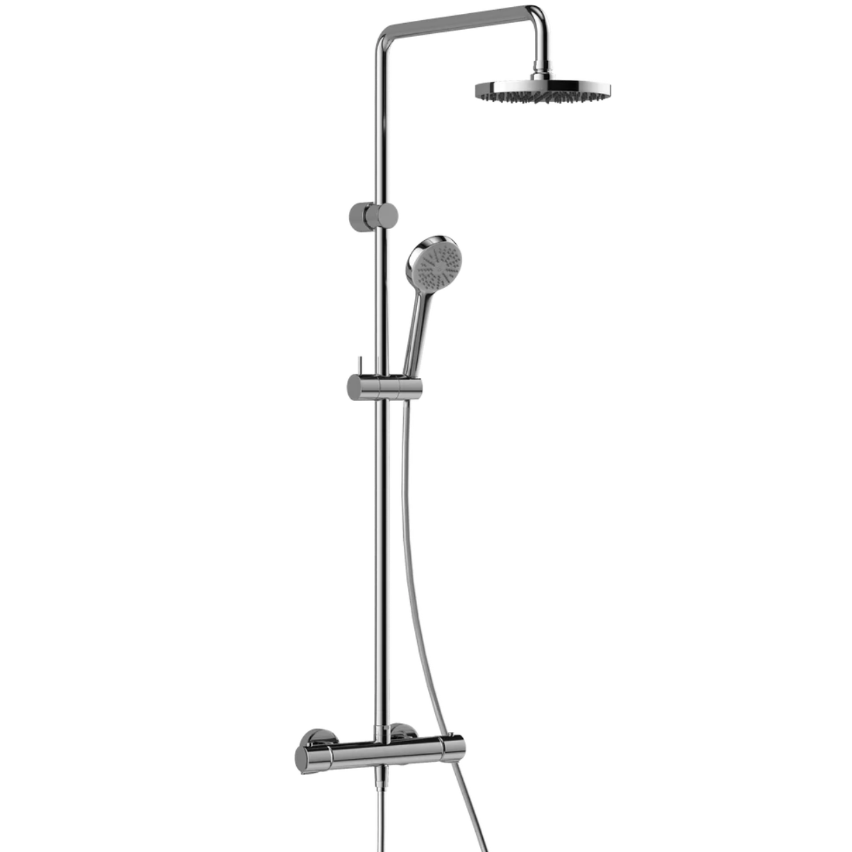 Душевая стойка Kludi Logo Dual Shower System 6809405-00, термостат