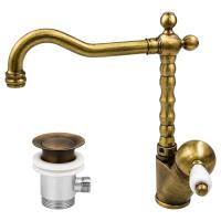 Смеситель для раковины Fiore Imperial 83ZZ2245, бронза