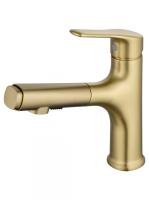 Смеситель для раковины Wonzon & Woghand WW-AE4151-BG с выдвижным изливом