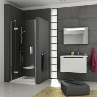 Душевая дверь в нишу Ravak SMSD2-110 A L Transparent, профиль хром