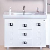 Тумба под раковину Misty Эллада 100 белая