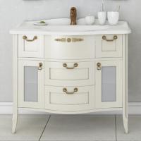 Тумба с раковиной Aquaton Версаль 100 слоновая кость