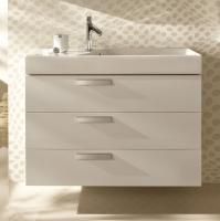 Тумба с раковиной Jacob Delafon Rythmik 100 3 ящика белый блестящий лак