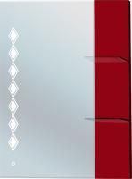 Зеркало Bellezza Глория Гласс 90 бордо