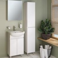 Шкаф-пенал Runo Лада белый