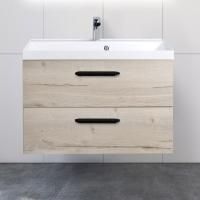 Тумба с раковиной BelBagno Aurora 80 rovere galifax bianco