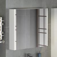 Зеркало-шкаф Comforty Женева 90 дуб белый