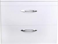 Тумба с раковиной Style Line Каре 80 подвесная, Люкс Plus, белая