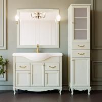 Мебель для ванной ValenHouse Эллина 105 слоновая кость, фурнитура золото