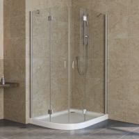 Душевой уголок Vegas Glass AFS-F Lux 120*90 07 01 R профиль матовый хром, стекло прозрачное