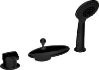 Смеситель на борт ванны Bravat Niagara Black F5140197BM-RUS черный