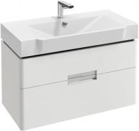 Тумба под раковину Jacob Delafon Reve 80 белый лак, 2 ящика