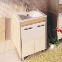 Тумба с раковиной Comforty Тулуза Д 60, напольная, сосна лоредо