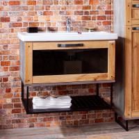 Тумба с раковиной Бриклаер Лофт 80 подвесная