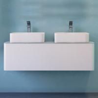 Тумба с раковиной Raval Pure 120 подвесная