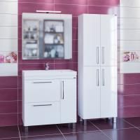 Мебель для ванной СанТа Вегас 80 напольная, 2 ящика и 1 дверка